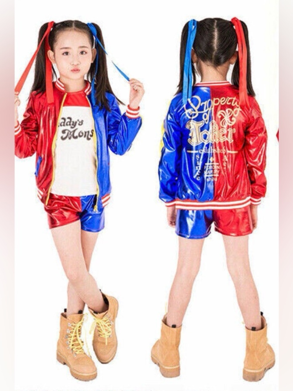 Girls Harley Quinn costume
